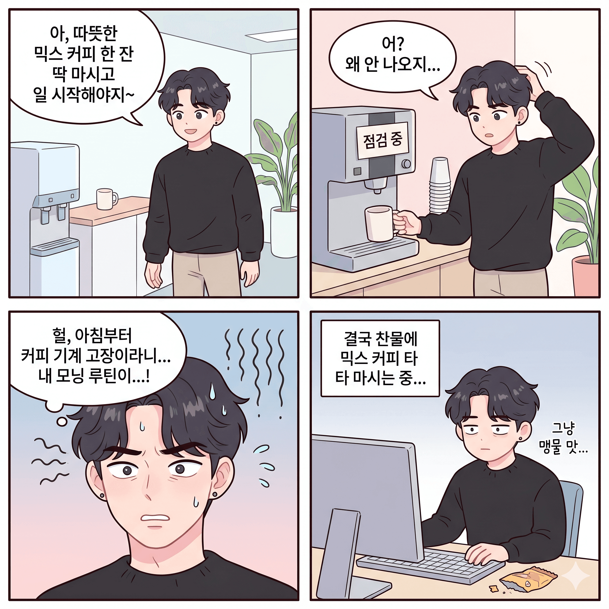 4컷 일상툰